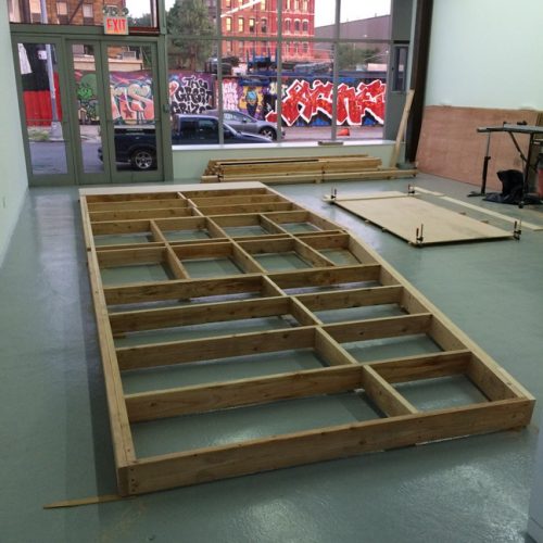 Installation view of Thomas Lendvai: 10; photo courtesy of ODETTA