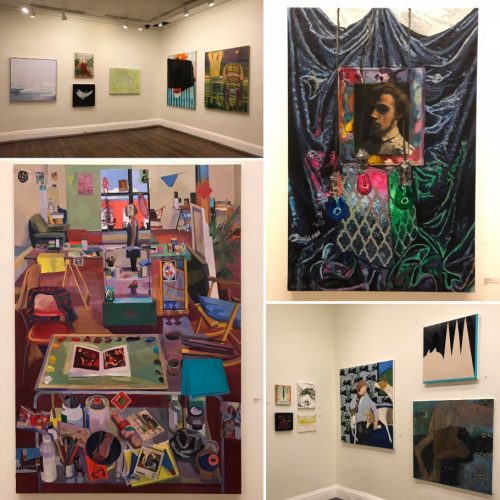 A picture containing indoor, photo, wall, gallery Description automatically generated