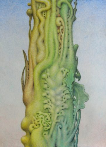 A picture containing indoor, table, banana, wall Description automatically generated