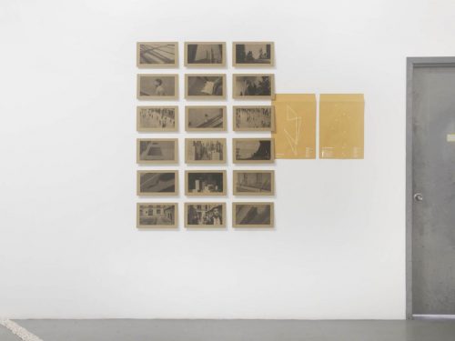 The process of calculating one’s position, 2019 (Installation view with “Traveling Salesman” by Esther Hovers). Photo courtesy: Esther Hovers