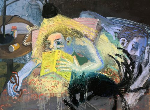 A picture containing indoor, sitting, colorful, table Description automatically generated