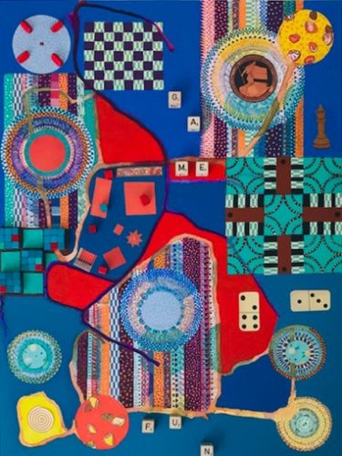 A picture containing text, fabric, several Description automatically generated