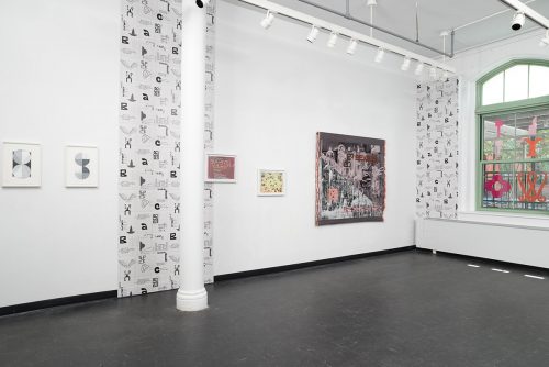 A picture containing floor, indoor, scene, gallery Description automatically generated