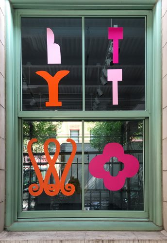 A sign on a window Description automatically generated with low confidence