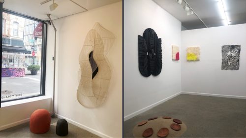 A picture containing indoor, wall, room, gallery Description automatically generated