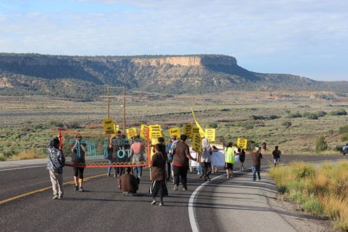 49th Uranium Mining Legacy, Remembrance Day and Action Day, Navajo Nation, Grants Mining Belt, New Mexico, USA, July 12, 2018 .