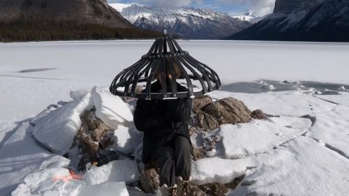 A picture containing snow, outdoor, mountain, nature Description automatically generated