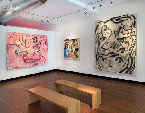 A picture containing text, indoor, floor, painting Description automatically generated