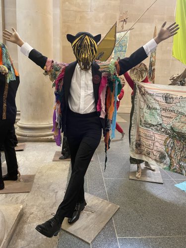 A person wearing a garment Description automatically generated with medium confidence