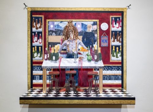 A painting on a wall Description automatically generated with low confidence