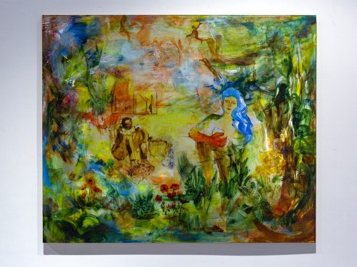 A picture containing text, gallery, room, colorful Description automatically generated