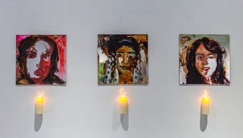 A picture containing wall, indoor, different, various Description automatically generated