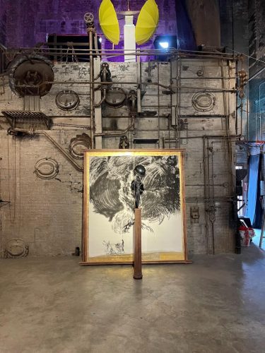 A painting on a wall Description automatically generated with low confidence