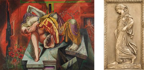 A picture containing art, painting, visual arts, mythology Description automatically generated