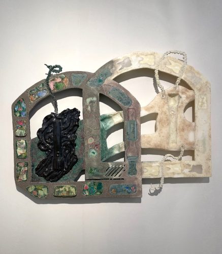 A picture containing art, painting, wall, museum Description automatically generated