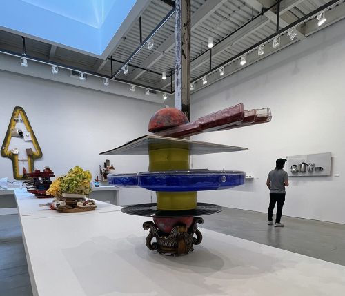 A picture containing indoor, art, wall, museum Description automatically generated