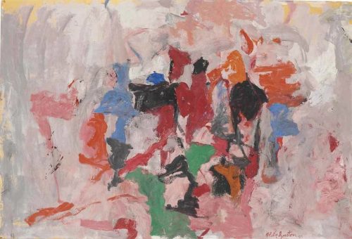 A painting of people in different colors Description automatically generated