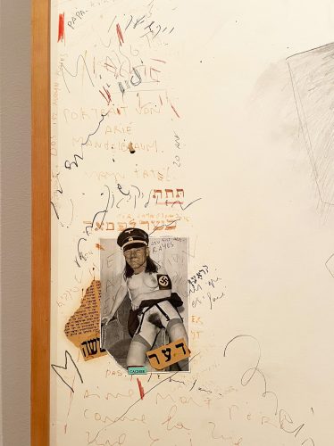 A white board with a picture of a child Description automatically generated