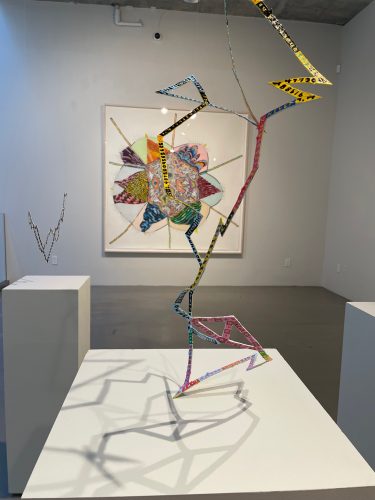 A art piece from a wall Description automatically generated