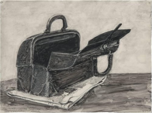 A drawing of a briefcase Description automatically generated