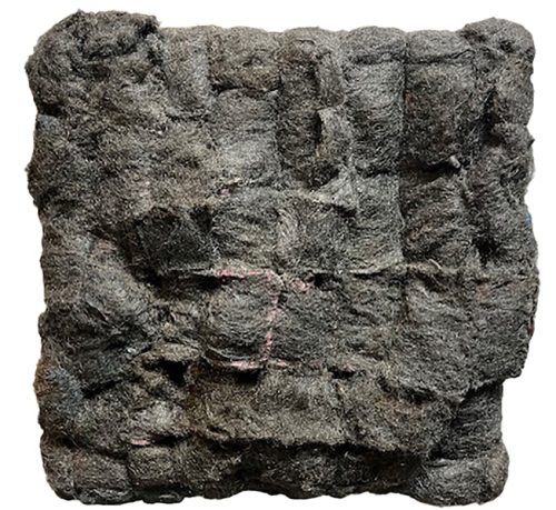 A close up of a grey square Description automatically generated