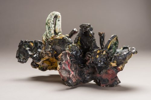 A close-up of a sculpture Description automatically generated