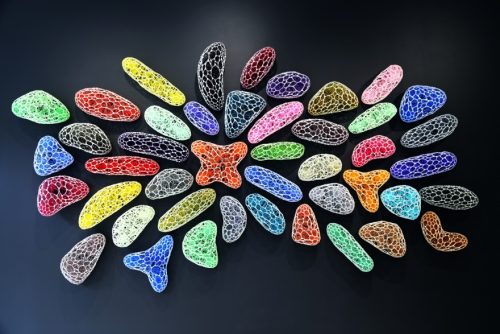 A group of colorful objects Description automatically generated