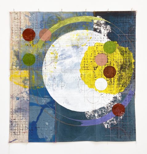 A painting of a circle and circles Description automatically generated