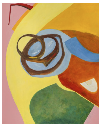 A painting of a colorful object Description automatically generated