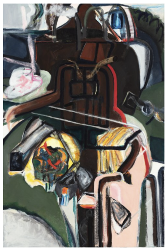 A painting of a guitar Description automatically generated