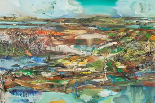 A painting of a landscape Description automatically generated