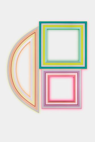 A group of colorful frames Description automatically generated