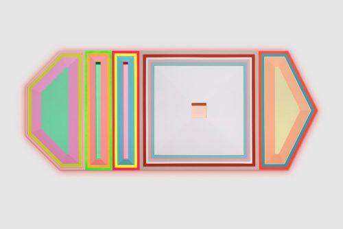 A group of colorful rectangular objects Description automatically generated