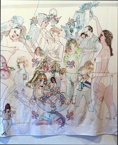 A large piece of art Description automatically generated