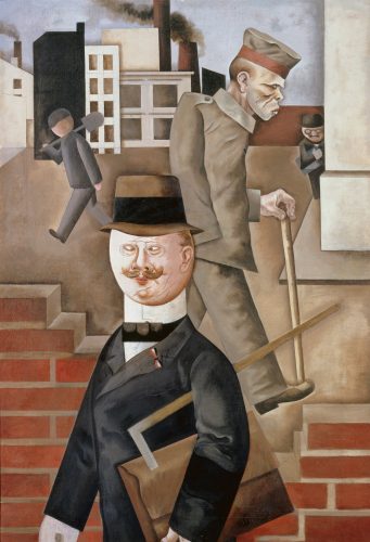A painting of a person with a mustache Description automatically generated