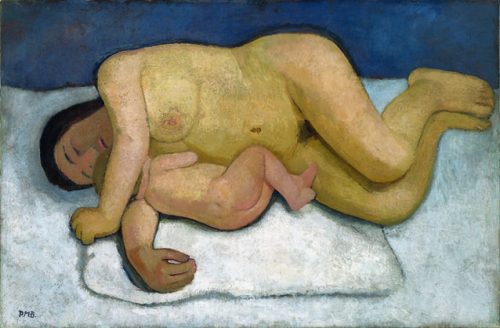 Paula Modersohn-Becker | Liegende Mutter mit Kind II (Reclining Mother with Child II) (1906) | Artsy