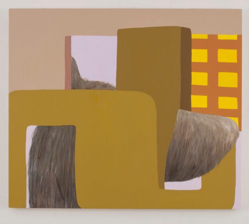 Louise Belcourt Animal Head #17 , 2023-24, oil on panel, 24 x 28 inches Photo by Richard Rethemeyer | Courtesy the artist