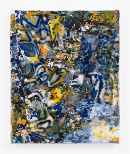 Matthew Kolodziej Sign , 2023, acrylic on canvas, 17 x 14 inches Photo by Field Studio Photography | Courtesy the artist