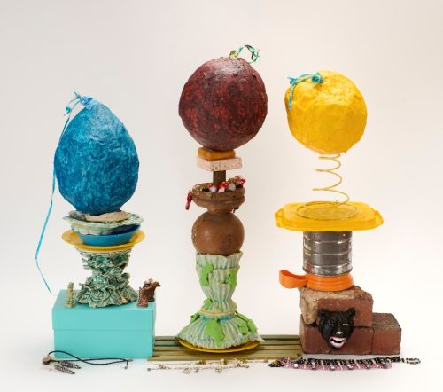 A group of objects with a wire and a wire AI-generated content may be incorrect.