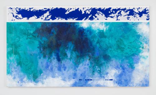 Diane Burko, Glacier Map 1, 2019