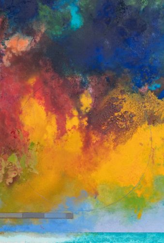 Diane Burko, Reef Map 1, 2019