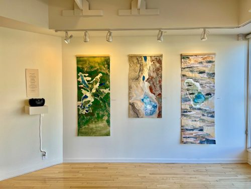 A room with art on the wall AI-generated content may be incorrect.