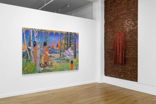 A painting on a wall AI-generated content may be incorrect.