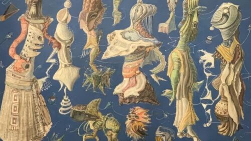 Suzanne Van Damme, Surrealist Composition