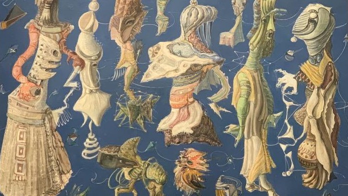 Suzanne Van Damme, Surrealist Composition