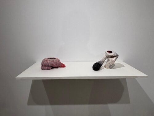 Installation view, Out of Hand: New Ceramic Sculpture