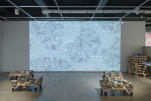 Keren Anavy, installation view, Extraterritoriality (detail)