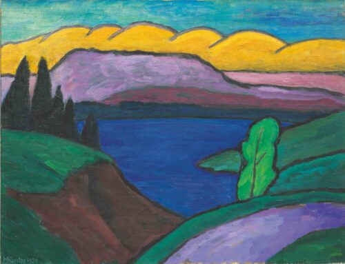 Gabriele Münter, The Blue Lake (Der blaue See)