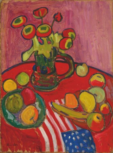 Gabriele Münter, Still Life, Red (Stillleben, rot)