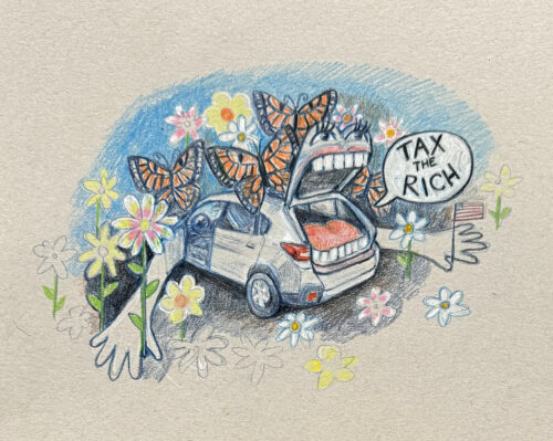 Julie Peppito, Tax the Rich sketch